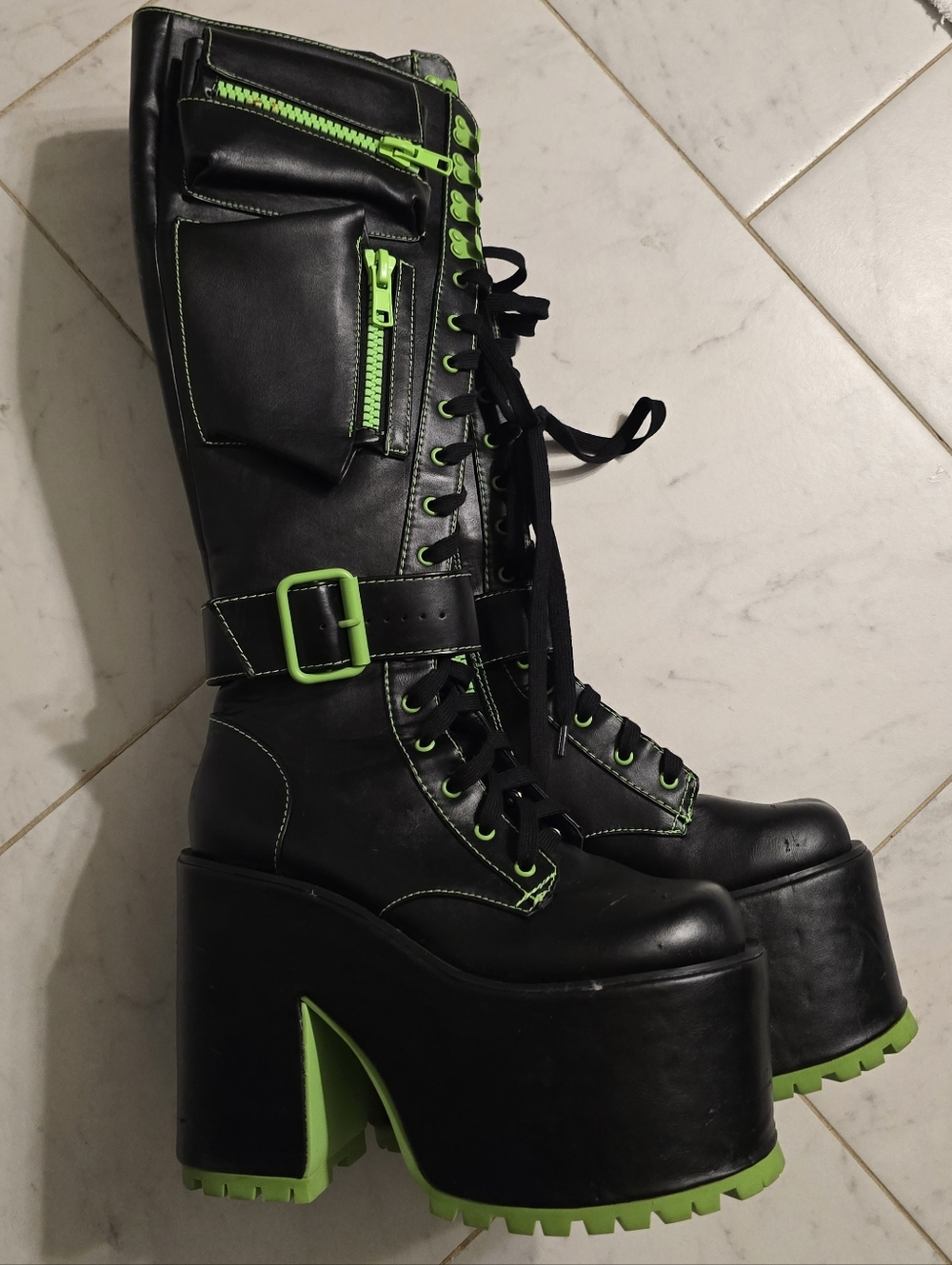 Dolls Kill Current Mood Obsidian Boots
